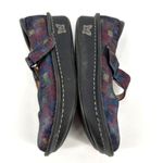 Alegria  Dayna Shimmery Mary Jane Flats Leather Size 36 US‎ 6.5 Clogs Blue Red Photo 4