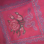 Vintage pink glitter embroidered rose coquette 90s sweatshirt grandmacore spring Size XXL Photo 2