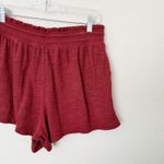 Aerie [] Red Endless Summer Shorts Summer Burgundy Lounge Sweatshorts Sz Medium M Photo 7