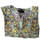 Vintage Nally Millie Sleeveless Top Sz S? Abstract Geometric Scoop Nec… Photo 3