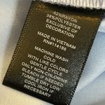 Frye Blue Paisley Print V Neck Short Sleeve Blouse Top Shirt Size Medium Photo 4