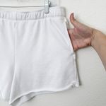 Aerie [] White High Rise Beach Party Pull On Sweatshorts Dolphin Hem Size Large L Photo 5