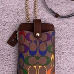 Coach  C9943 Pride Phone Crossbody In Rainbow Signature Canvas Photo 0