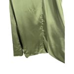 LanTing Bride TS Couture Olive Green Satin Draped One‎ Shoulder Gown NWT Small Photo 8