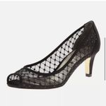 Adrianna Papell Juliette Black Aria Mesh Peeptoe Dress Pump New in Box MSRP $128 Photo 3
