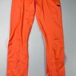 Puma  Running Leggings Athletic Workout Neon Orange with Pockets Women S w stains Photo 0