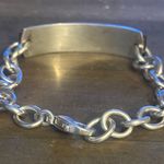 Tiffany & Co. Titanium Silver 925 Galaxy 1837 Collection ID Chain Link Bracelet Photo 5