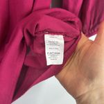 Meghan LA Meghan burgundy crochet floral blouse size medium Photo 2