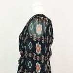 Forever 21  Contemporary Geometric Patterned V-Neck Dress | Size XS Photo 3