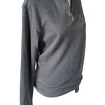 U.S. Polo Assn. XS black heather long sleeve 1/4 zip flatback sweatshirt jacket Photo 1