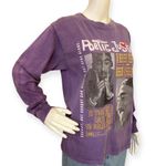 2Pac Poetic Justice Graphic Long Sleeve Shirt Purple Photo 0