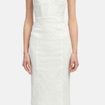 Bardot Charley Midi Lace Dress In Orchid White Photo 0