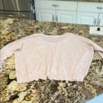 Cotton On  Women's V-Neck Sweater - Light Pink and White Photo 4