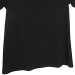 Leith  Short Sleeve Blouse, Crew Neck Stretch Jersey Top Womens XS Black NWOT Photo 7