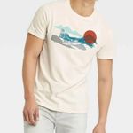 Goodfellow & Co Goodfellow Short Sleeve Graphic T-Shirt S Cream Mountain Sun Dog Bone Photo 1