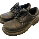 Dr. Martens  Womens Size 10 US 4-Eyelet Oxford Black Leather Model 8C48 Photo 0
