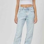 LIONESS  French Kiss Straight Leg Jean in Blue Denim NWT Photo 0