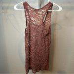 BKE  Lace Tank Top in Mauve Photo 2
