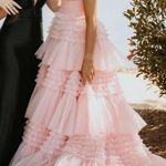 Sherri Hill Pink Prom Dress Photo 2