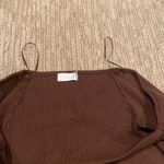 Isalis  brown long sleeve shrug Photo 2