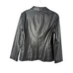 Worthington Genuine Lambskin Leather Jacket Sm Black Zip Front Y2K Gilmore Girls Photo 1