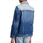 frame denim NWT Frame Le Reconstruct Fringe Jacket Photo 1