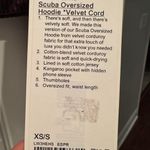 Lululemon Scuba Hoodie-Velvet Cord- Brown  Photo 1