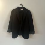 Skies Are Blue NEW  Asa Black Knit Blazer Jacket Size M Photo 1