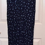 Westport  Women's Navy White Design Short Sleeve Jumpsuit Zips in Back Size‎ 10 Photo 0