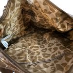 XOXO  Women's Satchel‎ Handbag Dark Cognac with Heart Charm Photo 10