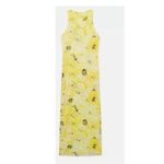 ZARA NWT  BOGGERS FAV TULLE FLORA RUCHED MIDI / MAXI DRESS YELLOW SMALL Photo 8