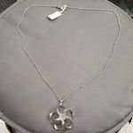 Ted Baker ππ Bedelie Crystal Blossom Pendant Necklace Silver NWT Photo 8