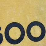 Forever 21 Yellow Good Vibes or Good Bye Graphic Special Wash T-shirt L Photo 5