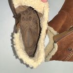 Hush Puppies Hush Puppies Brown Lined Faux Fur Ankle Bootie Boots W/side Zip Up Hippie 10M Photo 7