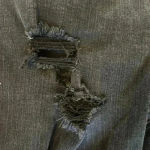 Torrid  Jeans Womens 22 Reg‎ Black Premium Stretch Bombshell Skinny Distressed Photo 3