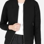 Everlane  Utility Scuba Track Zip Bomber Jacket‎ in Black Size Small Photo 0