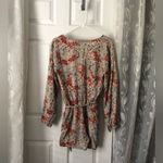 Anthropologie sanctuary Floral Print paisley boho Women romper sz L pockets belt Photo 9