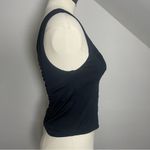 Free People Movement Black One Shoulder Ruched Tank Top | NWOT | Size M Size M Photo 3