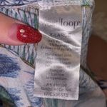 West Loop  triangular patterned lace sleeve hem tunic blouse Photo 5