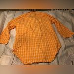 Disney Walt  World orange plaid Mickey Mouse bathtub long sleeve -S/M Photo 3