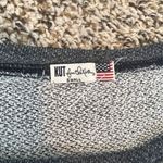 Kut From The Kloth ‎ Casual Blue Sweatshirt with Roll-up Sleeves Small Photo 1