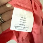 Madewell Silk Wrap Blouse in Watermelon Pink Size M Photo 4