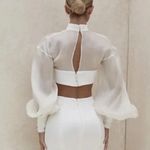 House Of CB Allena Organza Top Photo 2