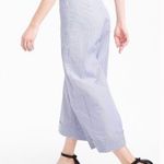J.Crew Cuffed Wide Leg Crop Shirting Striped 4 Photo 1