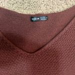 SheIn Knit Pullover Sweater Dark Brown Chocolate Color V Neck Size Small Photo 1