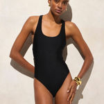 J.Crew women’s Gail one-piece swimsuit in Classic Sculpt black Size 14 NWT Photo 0
