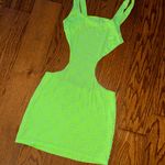 Lovers + Friends In My Moment Mini Dress Size XS Bodycon Cutouts Neon Green Photo 3