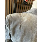 Denim & Co Light blue suede leather jacket size Large vintage y2k style NWT Photo 2