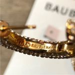 BaubleBar New Carina Gold Pavé Crystal Encrusted Huggie Hoops earrings Photo 7