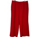 Lane Bryant Wide Leg Pants Perfect Drape High Rise Pull On Red Women’s Size 20 Photo 3